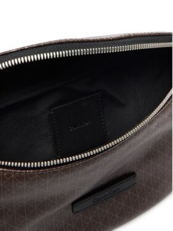 Calvin Klein Nerka Emblem Aop Coated Waistbag LV04D3135G Brązowy