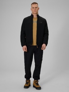 4F Spodnie casual cargo męskie - czarne M