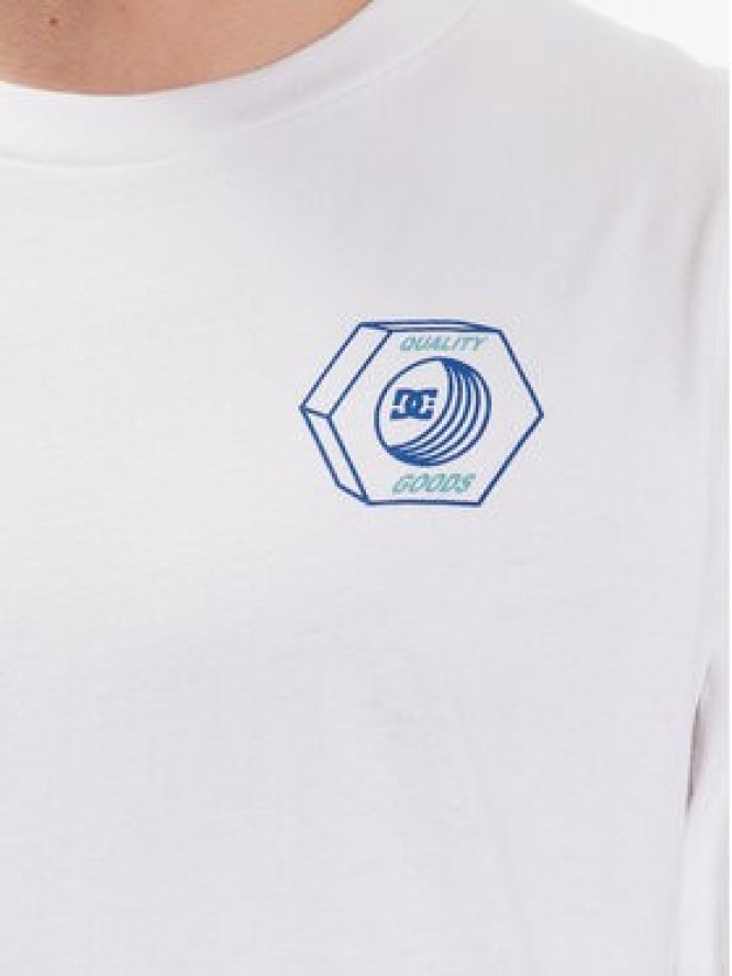 DC Shoes T-Shirt Quality Goods ADYZT05235 Biały Relaxed Fit