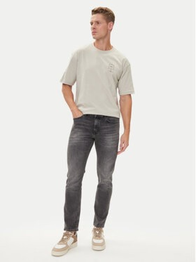 BOSS T-Shirt Te_Voyage 50546370 Beżowy Relaxed Fit