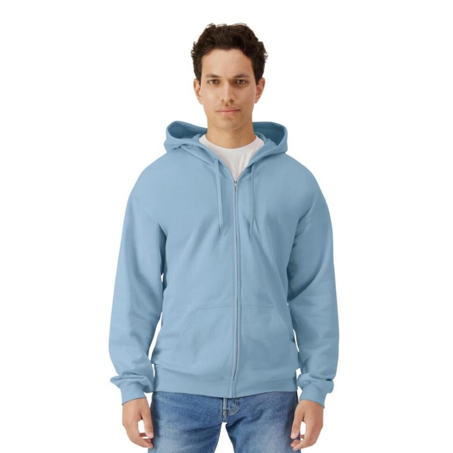 Męska Bluza Z Kapturem Softstyle Midweight Full Zip