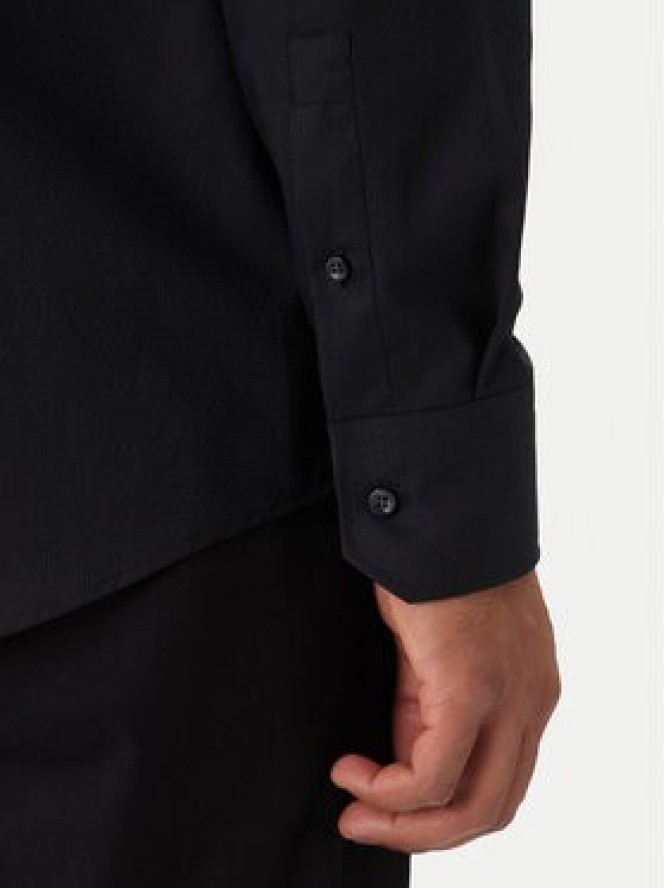 BOSS Koszula H-Hank 50550925 Czarny Slim Fit