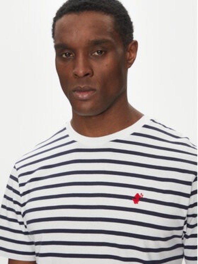 Save The Duck T-Shirt DT1743M BESY20 Granatowy Regular Fit