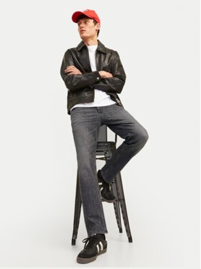 Jack & Jones Jeansy Clark 12258108 Szary Regular Fit