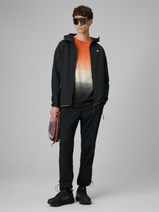 4F Spodnie casual joggery męskie - czarne S