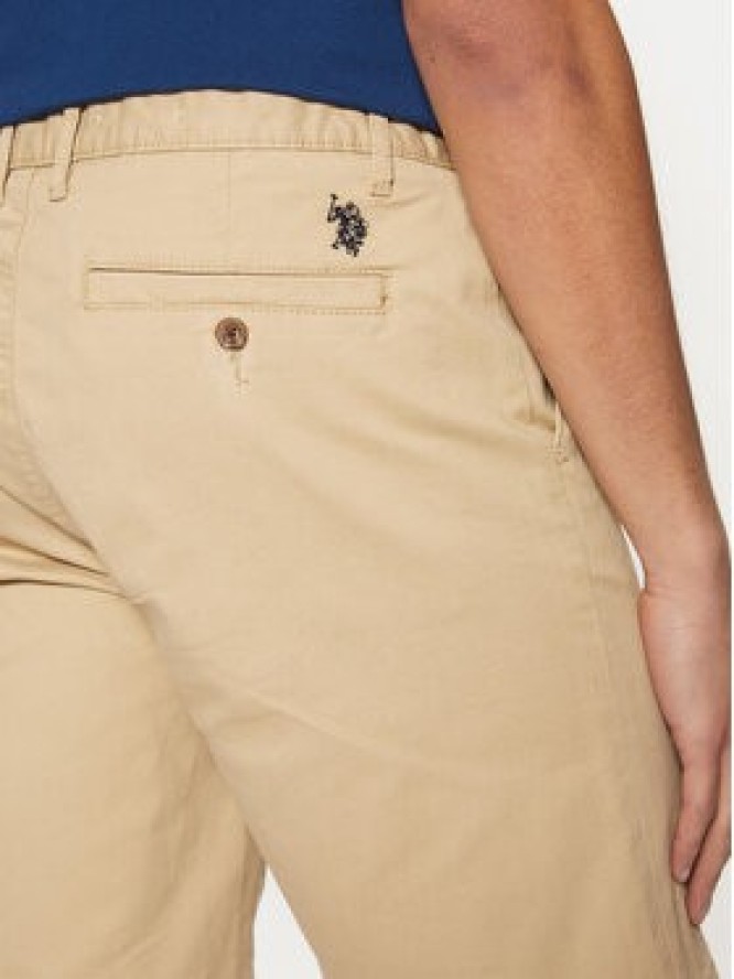 U.S. Polo Assn. Szorty materiałowe MUP3338 Beżowy Regular Fit