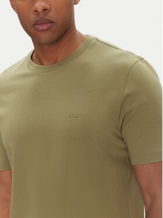 BOSS T-Shirt Thompson 01 50468347 Zielony Regular Fit