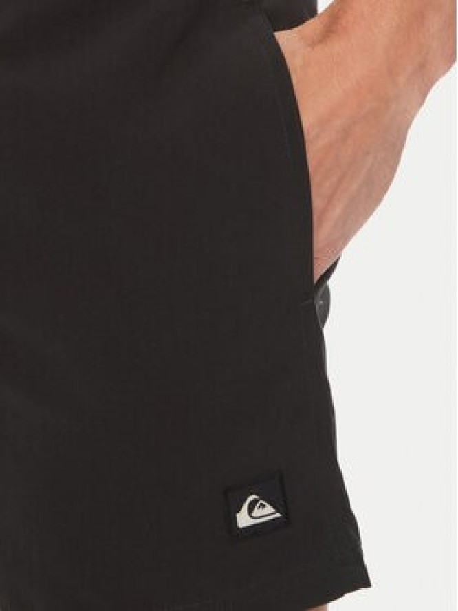 Quiksilver Szorty kąpielowe Everyday Solid Volley EQYJV04120 Czarny Regular Fit