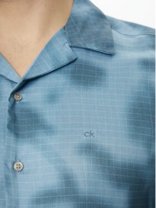 Calvin Klein Koszula K10K114190 Niebieski Regular Fit