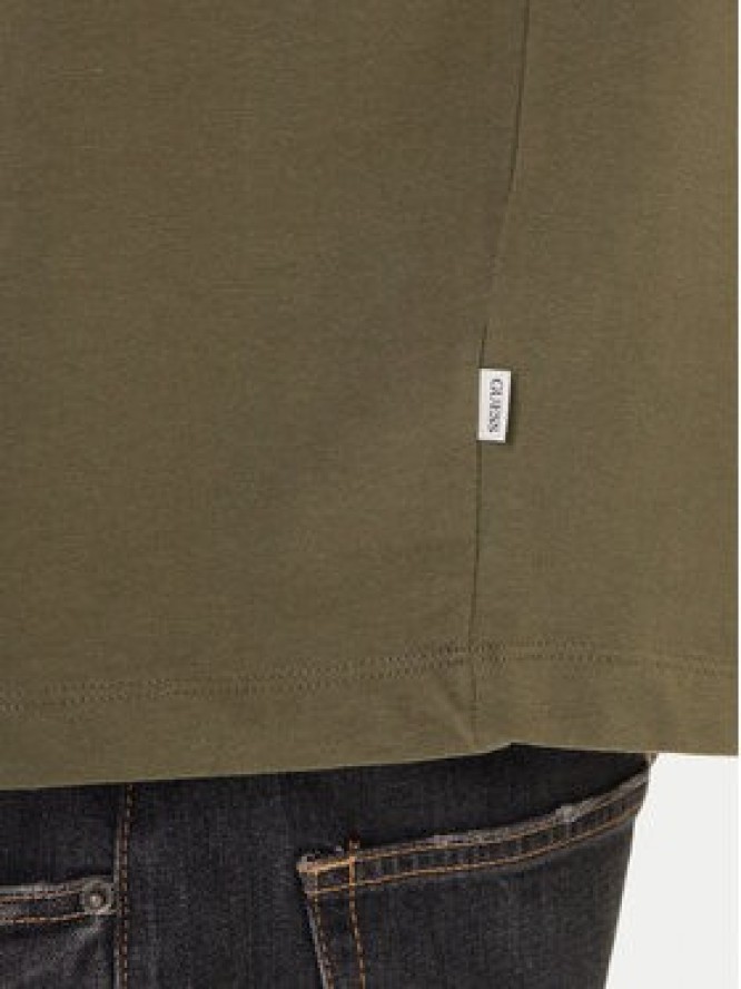 Guess Jeans T-Shirt M4YI46 K8FQ4 Khaki Regular Fit