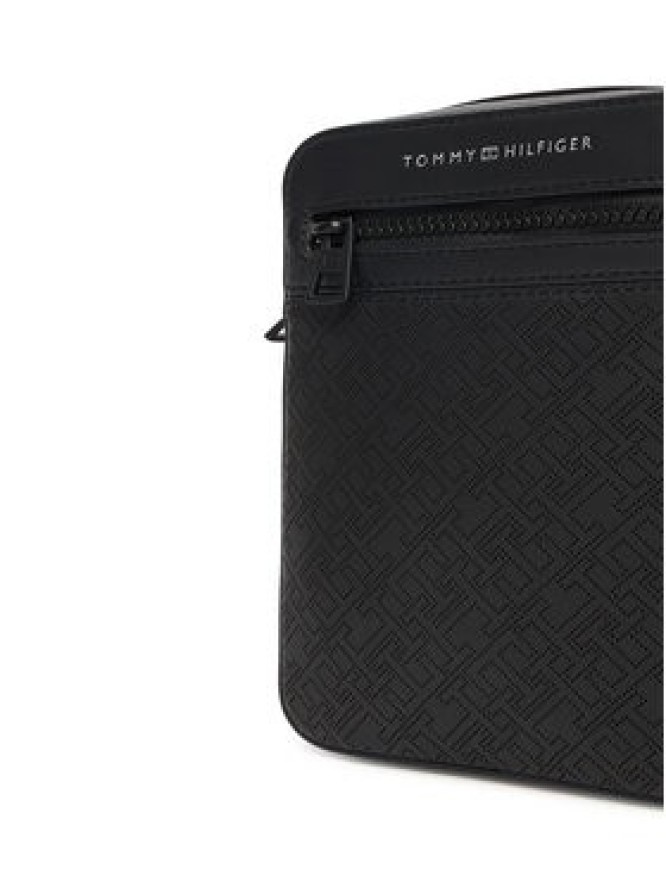 Tommy Hilfiger Saszetka Th Monogram Mini Reporter AM0AM13836 Czarny