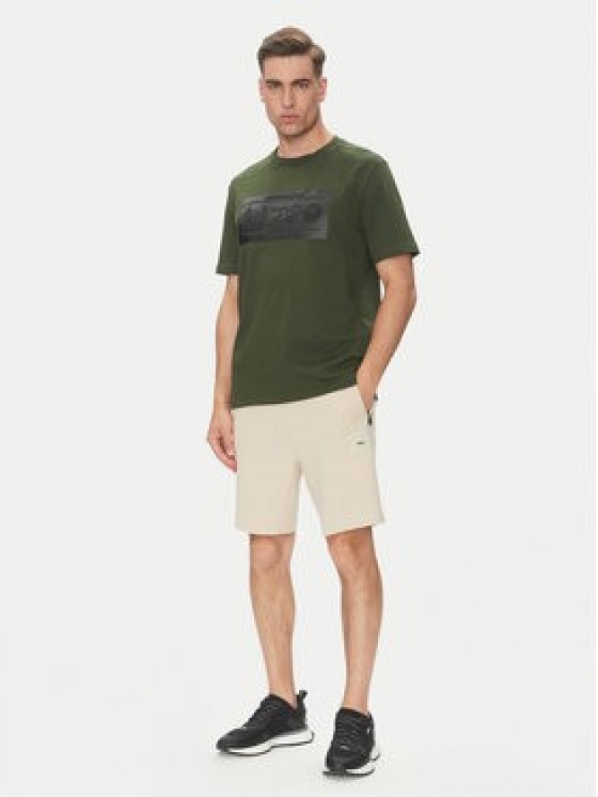 BOSS T-Shirt 50538112 Zielony Regular Fit