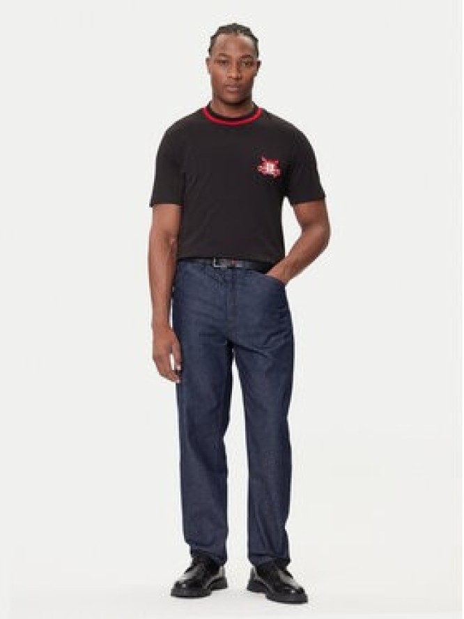 HUGO Jeansy 50542905 Granatowy Relaxed Fit