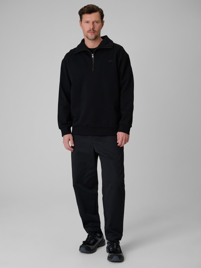 4F Spodnie casual męskie - czarne M