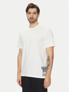 adidas T-Shirt Adibreak JD4195 Biały Regular Fit