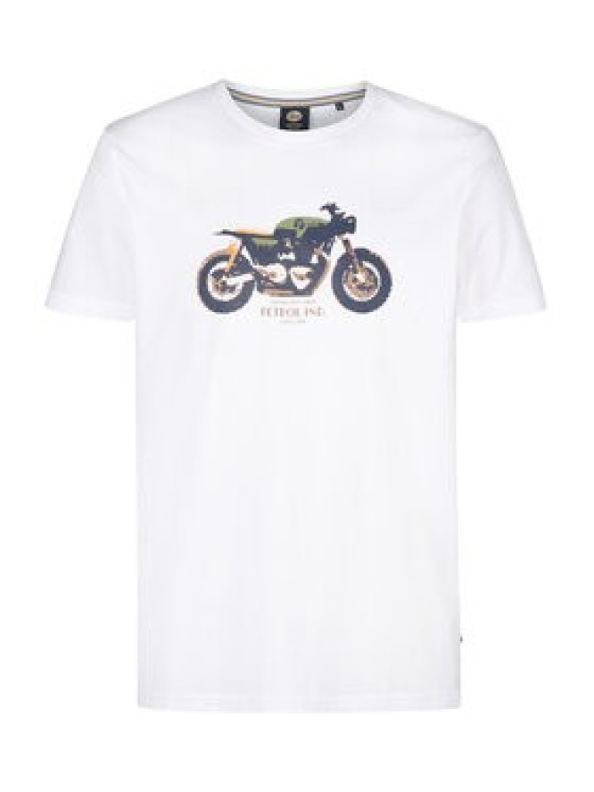 Petrol Industries T-Shirt M-1050-TSR671 Biały Regular Fit