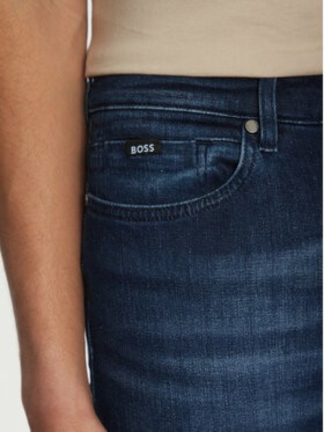 BOSS Jeansy H-Delaware 50538548 Granatowy Slim Fit