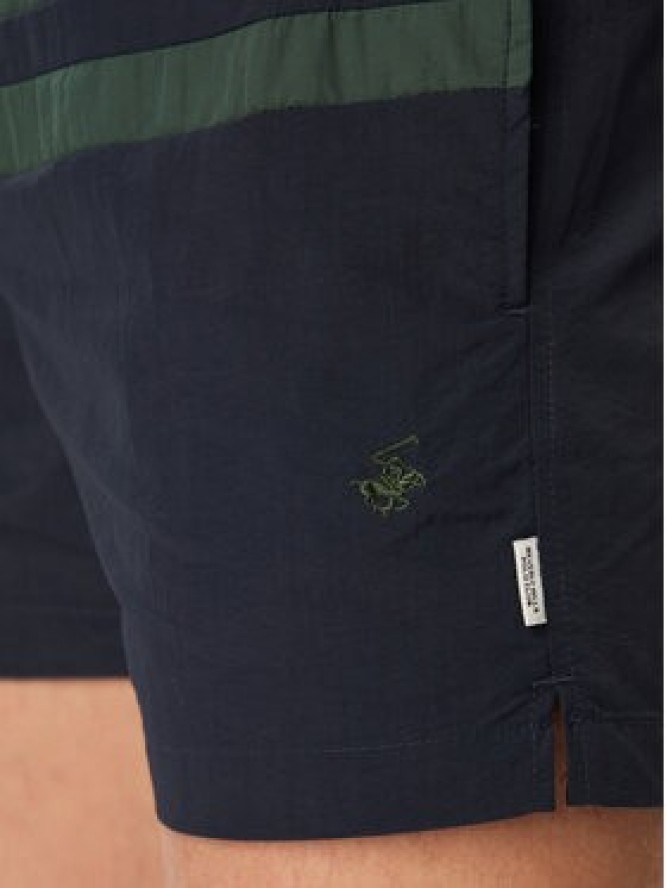 Beverly Hills Polo Club Szorty kąpielowe P-SS26M-SUNNY-0298 Granatowy Regular Fit