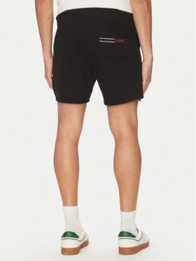 Tommy Jeans Szorty sportowe Entry Graphic DM0DM21369 Czarny Regular Fit