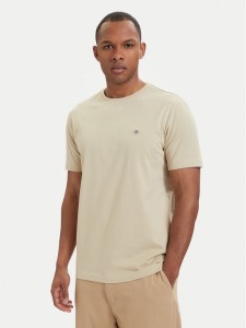 Gant T-Shirt Shield 2003184 Beżowy Regular Fit