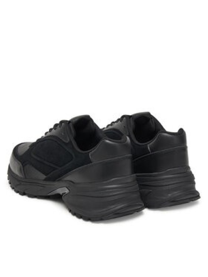 Calvin Klein Jeans Sneakersy Hike Runner Hf Lth Mix YM0YM01289 Czarny