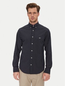 Gant Koszula 3250056 Granatowy Regular Fit