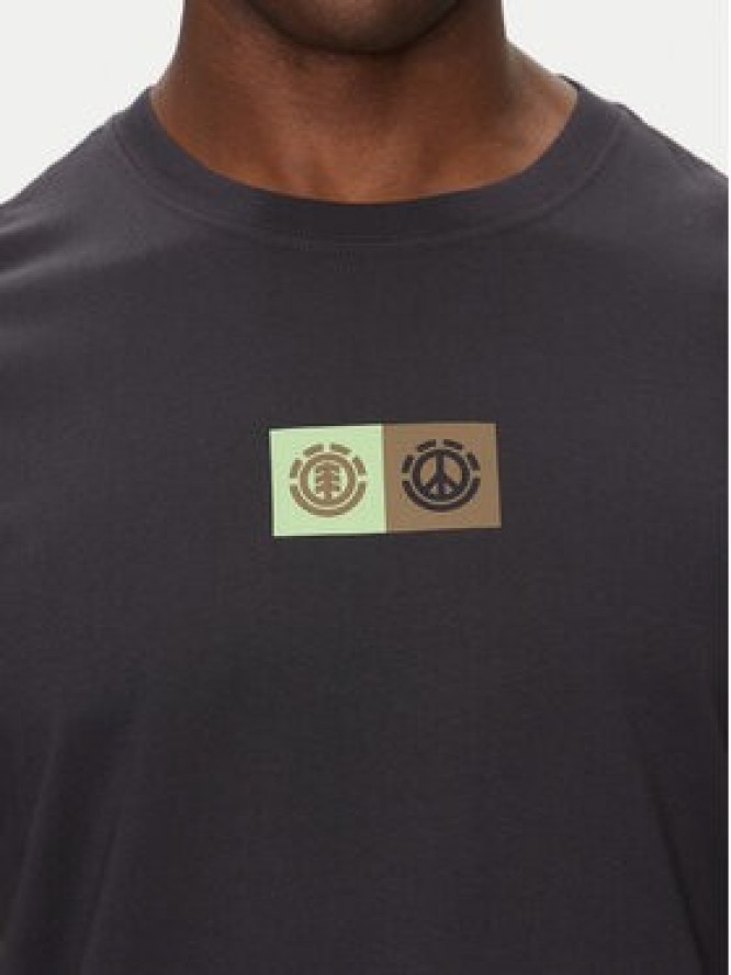 Element T-Shirt ELYZT00492 Czarny Regular Fit