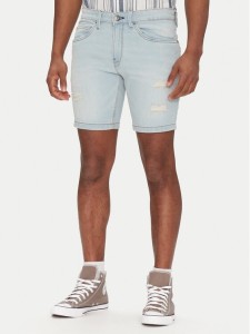 INDICODE Szorty jeansowe Sejer 70-849 Niebieski Slim Fit