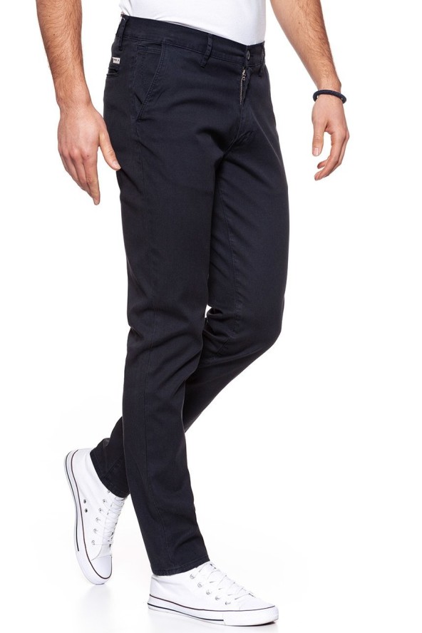 WRANGLER SPODNIE MĘSKIE CHINO NAVY WASHED W16LHE49I 112127311