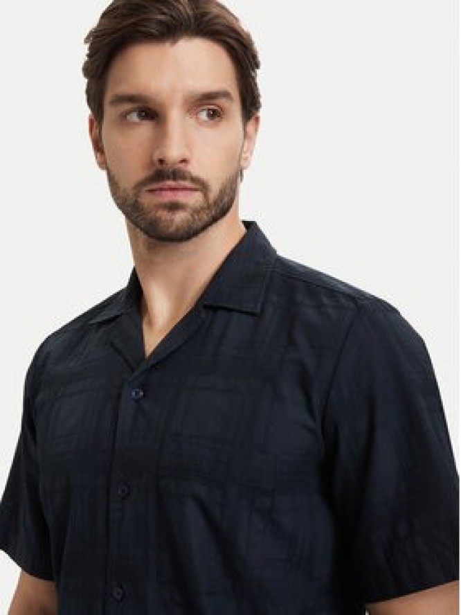 BOSS Koszula Rayer 50559322 Granatowy Regular Fit