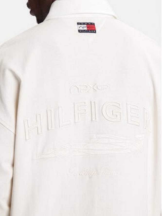 Tommy Hilfiger Bluza F1 Movie Rugby MW0MW41388 Beżowy Regular Fit