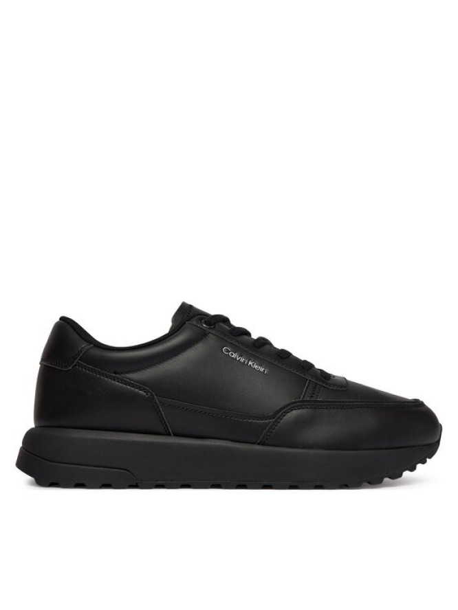 Calvin Klein Sneakersy City Runner Laceup Lth HM0HM02146 Czarny
