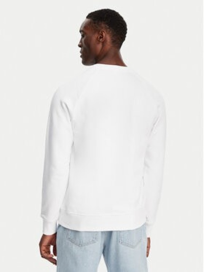 Balmain Bluza DH1JQ005BB65 Biały Regular Fit