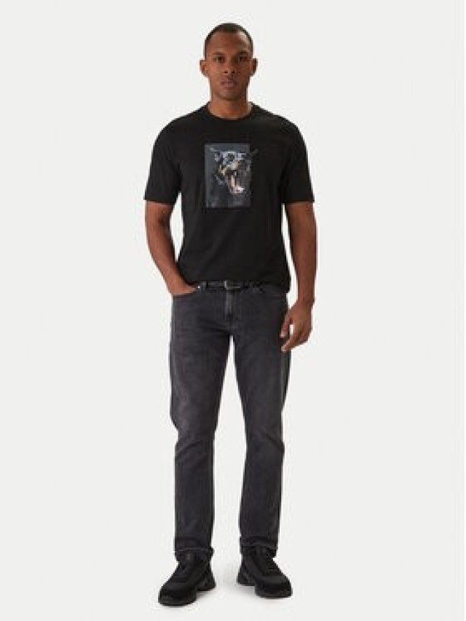 BOSS T-Shirt Dobermann 50558965 Czarny Regular Fit
