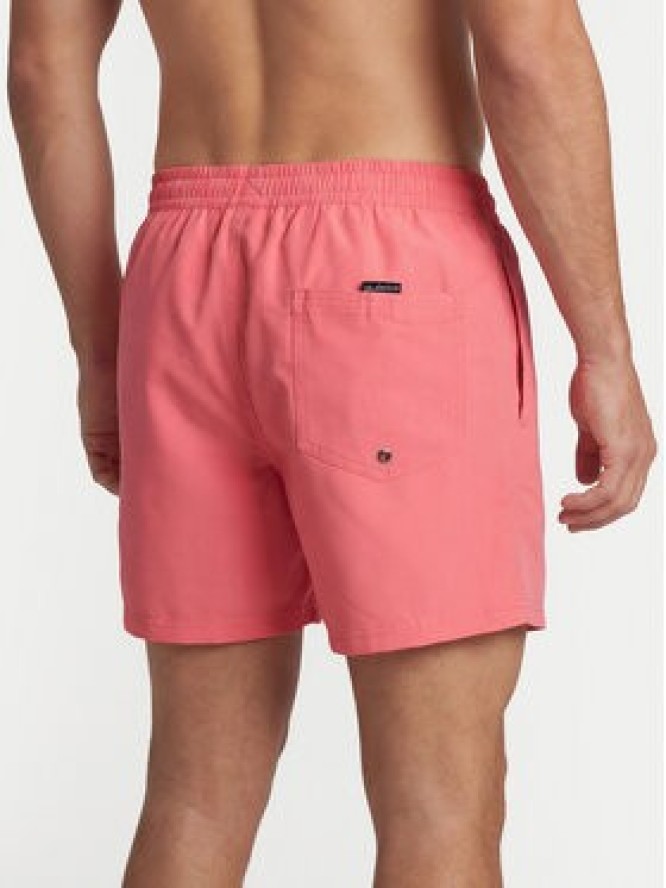 Quiksilver Szorty kąpielowe Everyday Solid Volley 15 EQYJV04120 Koralowy Regular Fit