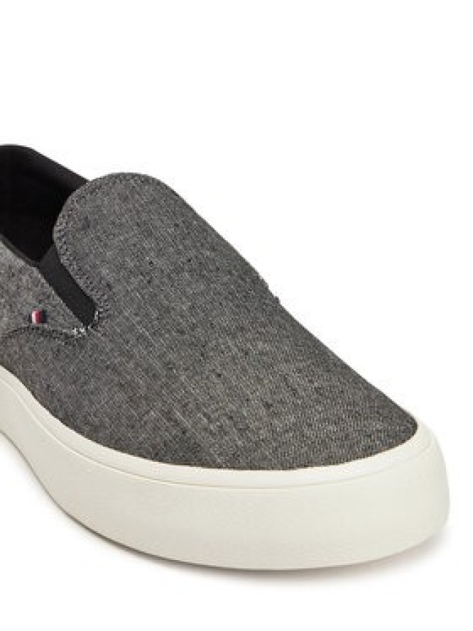 Tommy Hilfiger Tenisówki Th Hi Vulc Low Slip On Ch FM0FM05390 Szary