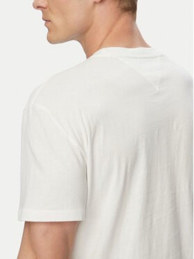 Tommy Jeans T-Shirt Entry Dna DM0DM23406 Biały Regular Fit
