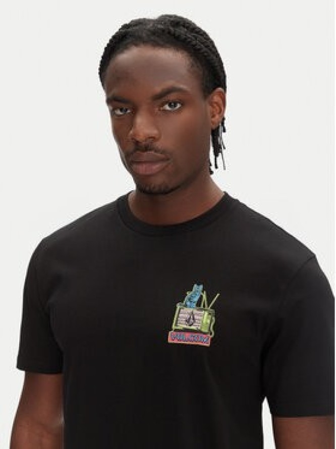 Volcom T-Shirt Catv A3512552 Czarny Classic Fit