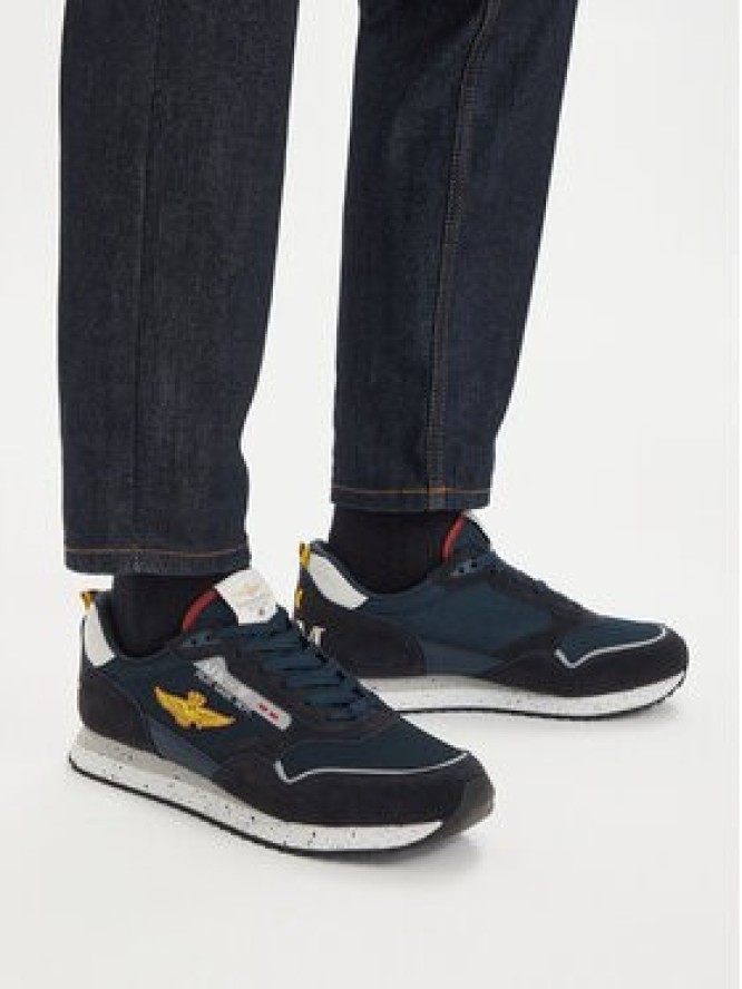 Aeronautica Militare Sneakersy 261SC0288UCT03545 Granatowy