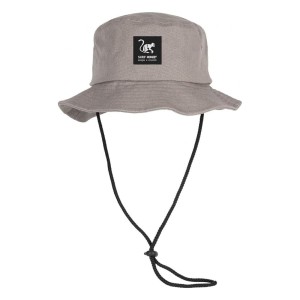 Kapelusz trekkingowy z sznurkiem – bawełna – L/XL (Szary)