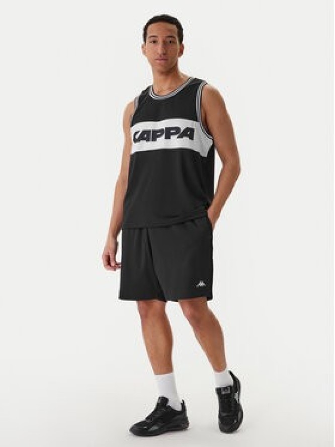 Kappa Szorty sportowe Authentic Sumit 342286W Czarny Regular Fit
