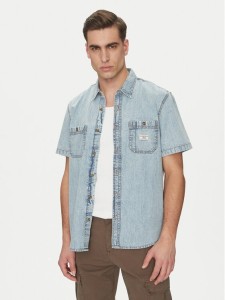 Guess Jeans Koszula jeansowa M5GH09 D5NY1 Niebieski Regular Fit