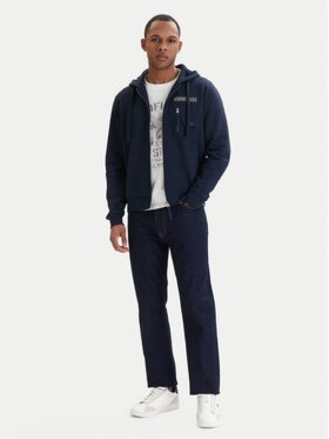 Aeronautica Militare Bluza 261FE2100UF00679 Granatowy Regular Fit