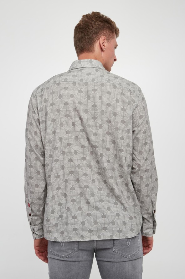 Koszula męska ze wzorem Hansen-W JOOP! JEANS