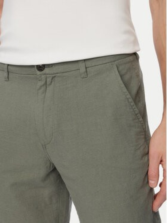 Jack & Jones Szorty materiałowe Stace Summer 12248627 Khaki Regular Fit