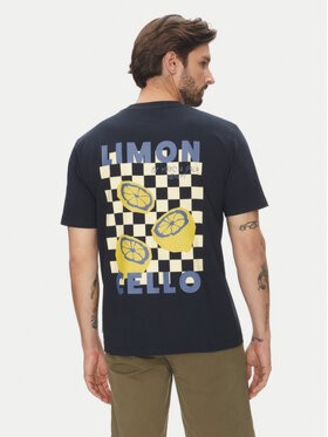 Marc O'Polo Denim T-Shirt 500 0007 263 Granatowy Oversize