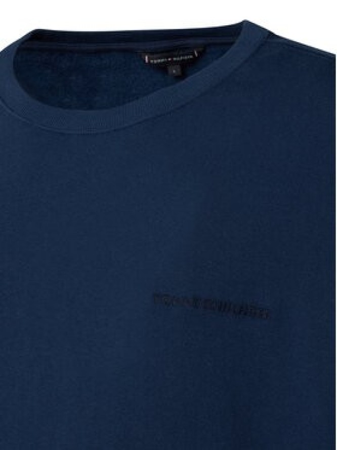 Tommy Hilfiger Bluza Terry UM0UM03910 Granatowy Regular Fit