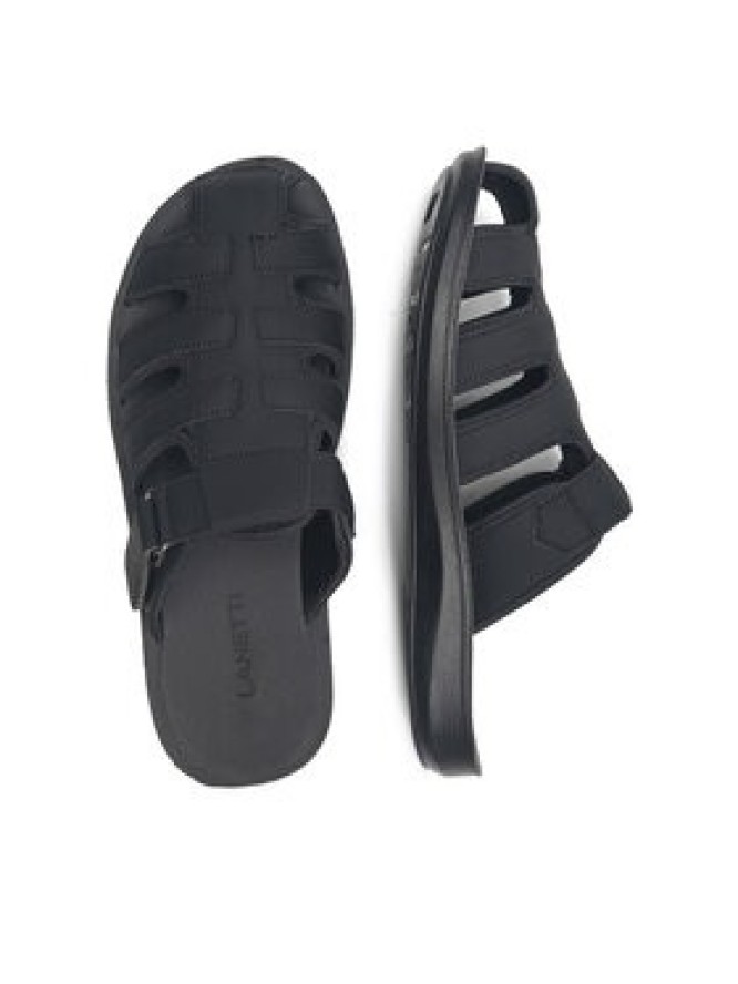 Lanetti Klapki MSS20505-03 Czarny