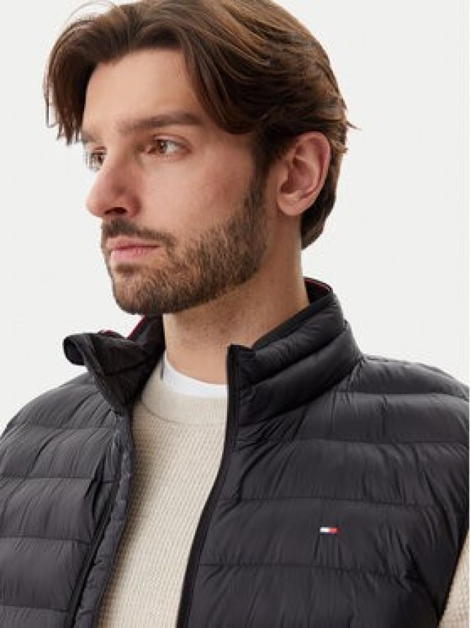 Tommy Hilfiger Bezrękawnik Core Packable MW0MW39989 Czarny Regular Fit