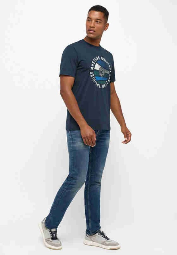 MĘSKIE SPODNIE JEANSOWE MUSTANG ORLANDO SLIM DENIM BLUE 1014599 5000 773